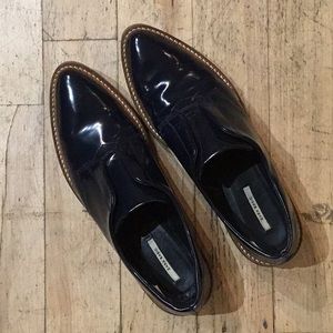 Zara Antique Leather Bluchers shoes